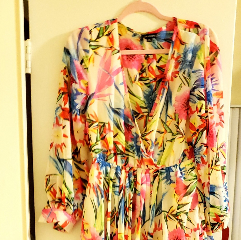 Floral flowy maxi dress